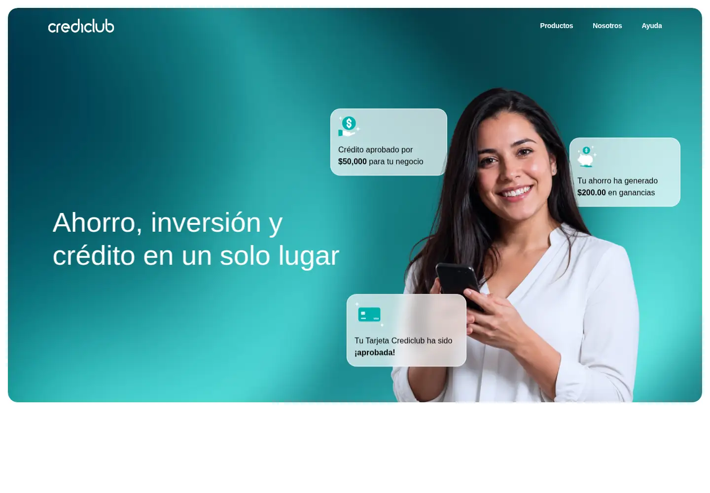 Screenshot of crediclub.com