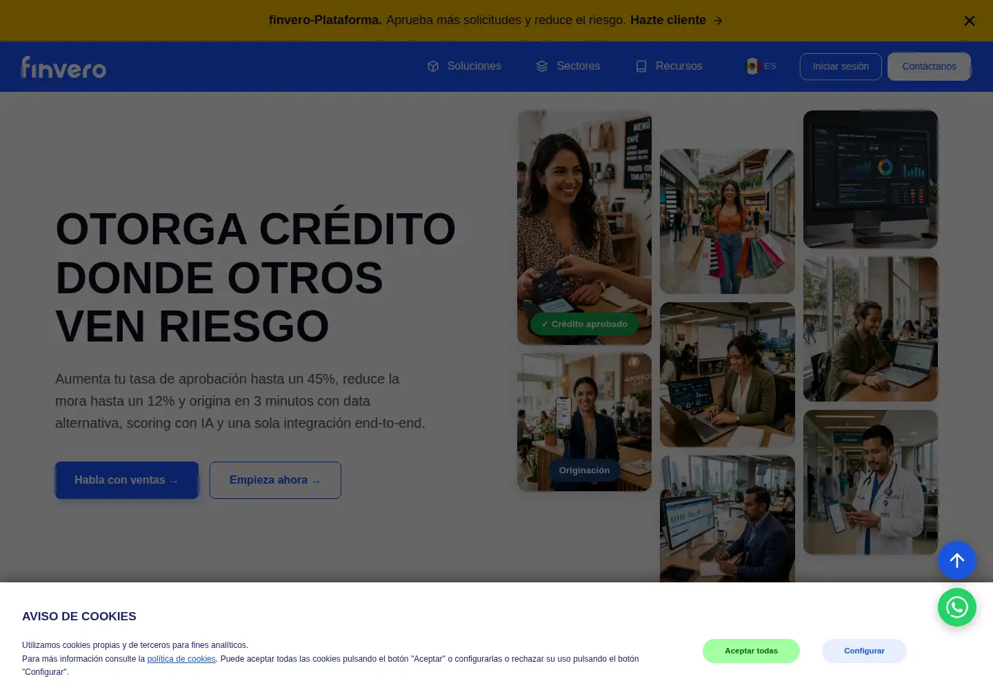 Screenshot of finvero.com
