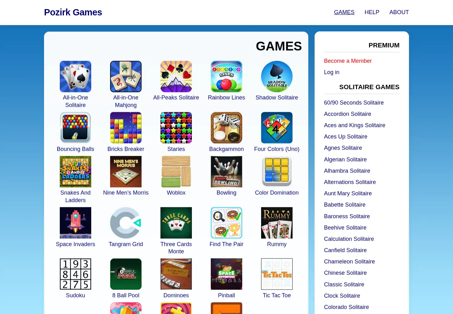 Captured homepage of pozirk.com in the current scan