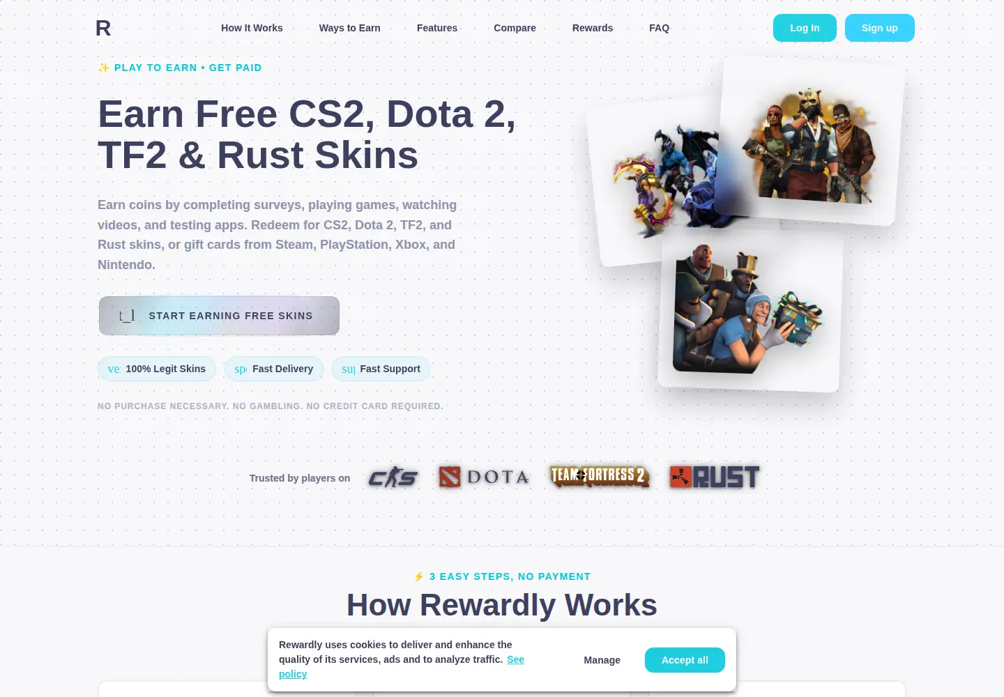 Screenshot of rewardly.gg