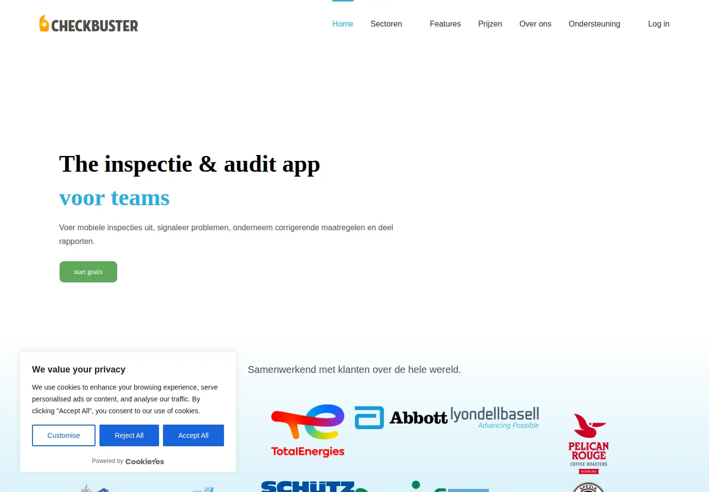 Screenshot of checkbuster.com