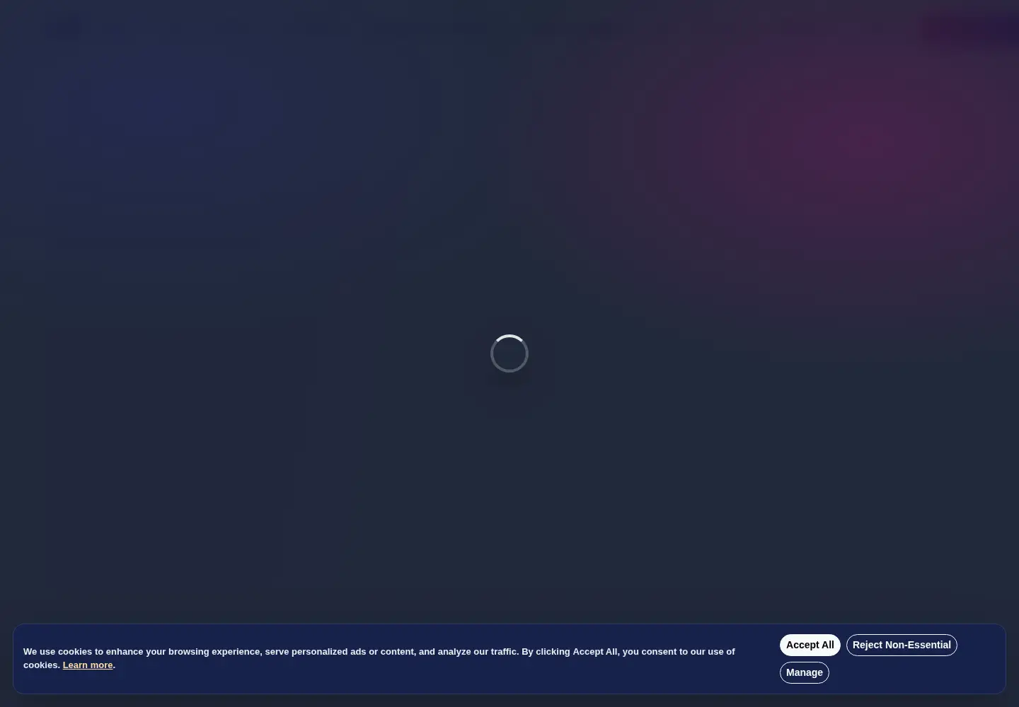 Screenshot of deepinfinity.ai