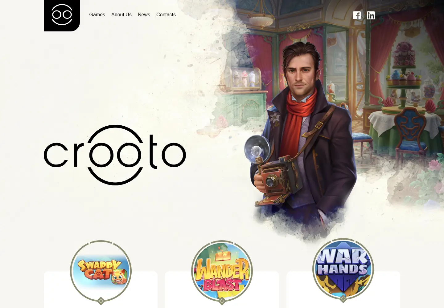 Screenshot of crootosoftware.com