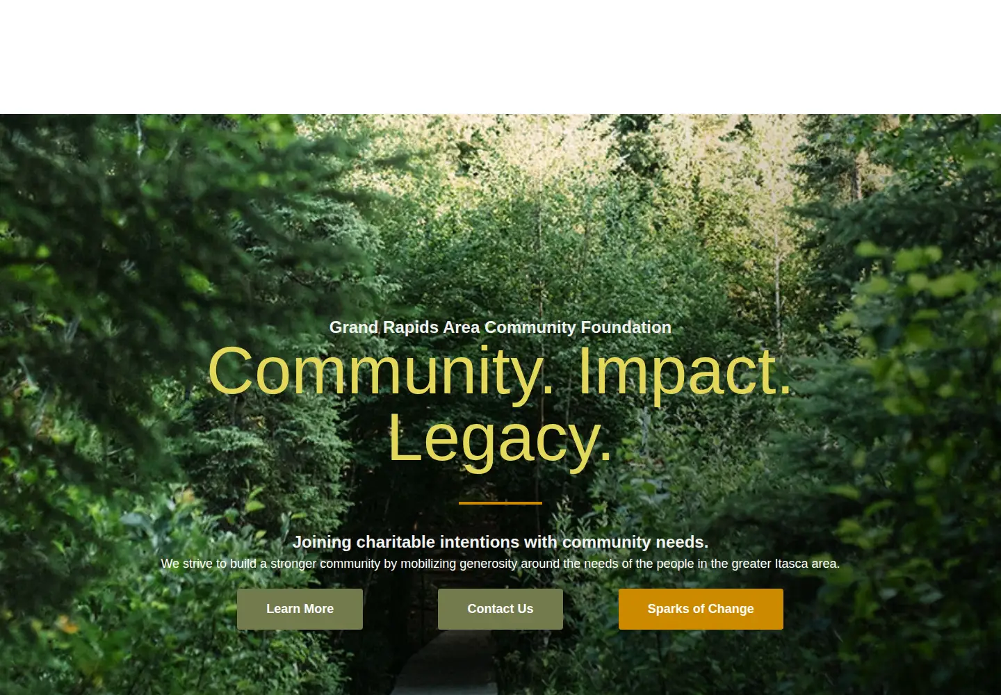 Screenshot of gracf.org