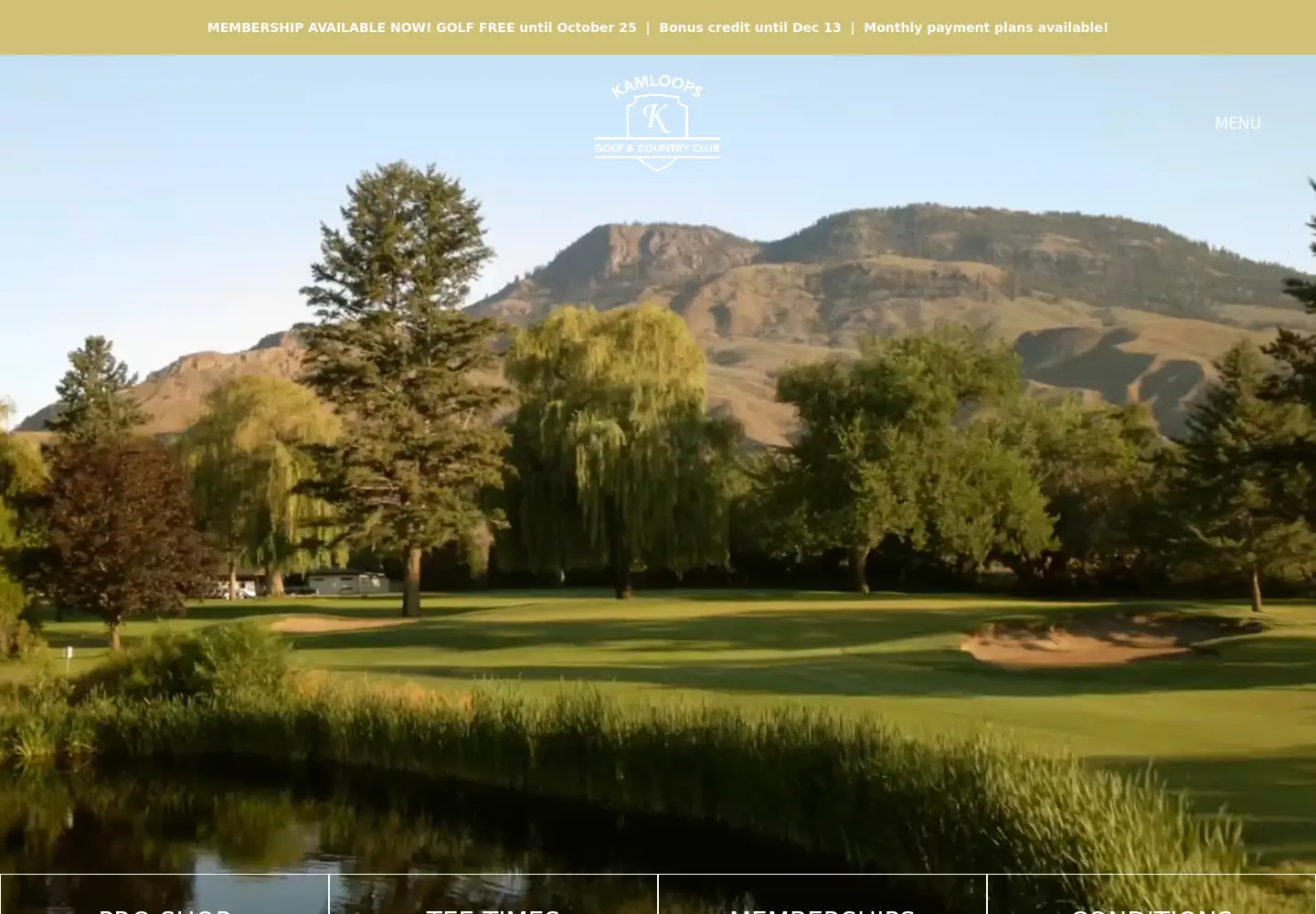 Screenshot of kamloopsgolfclub.com
