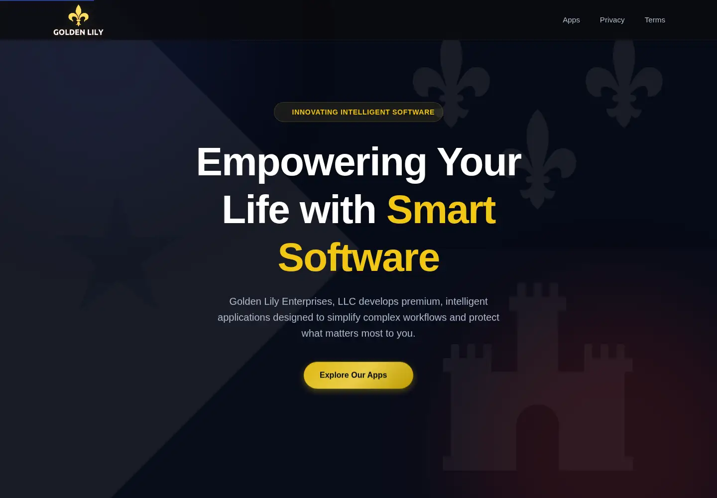 Screenshot of golden-lily.com
