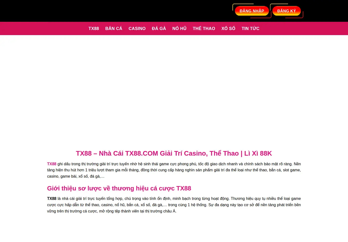 Screenshot of tx88s.marketing