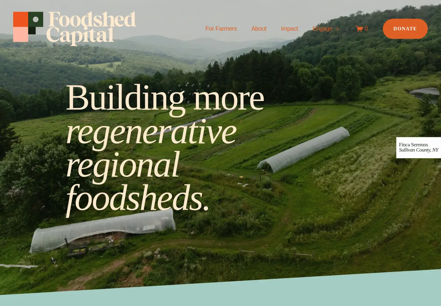 Captured homepage of foodcap.org in the current scan