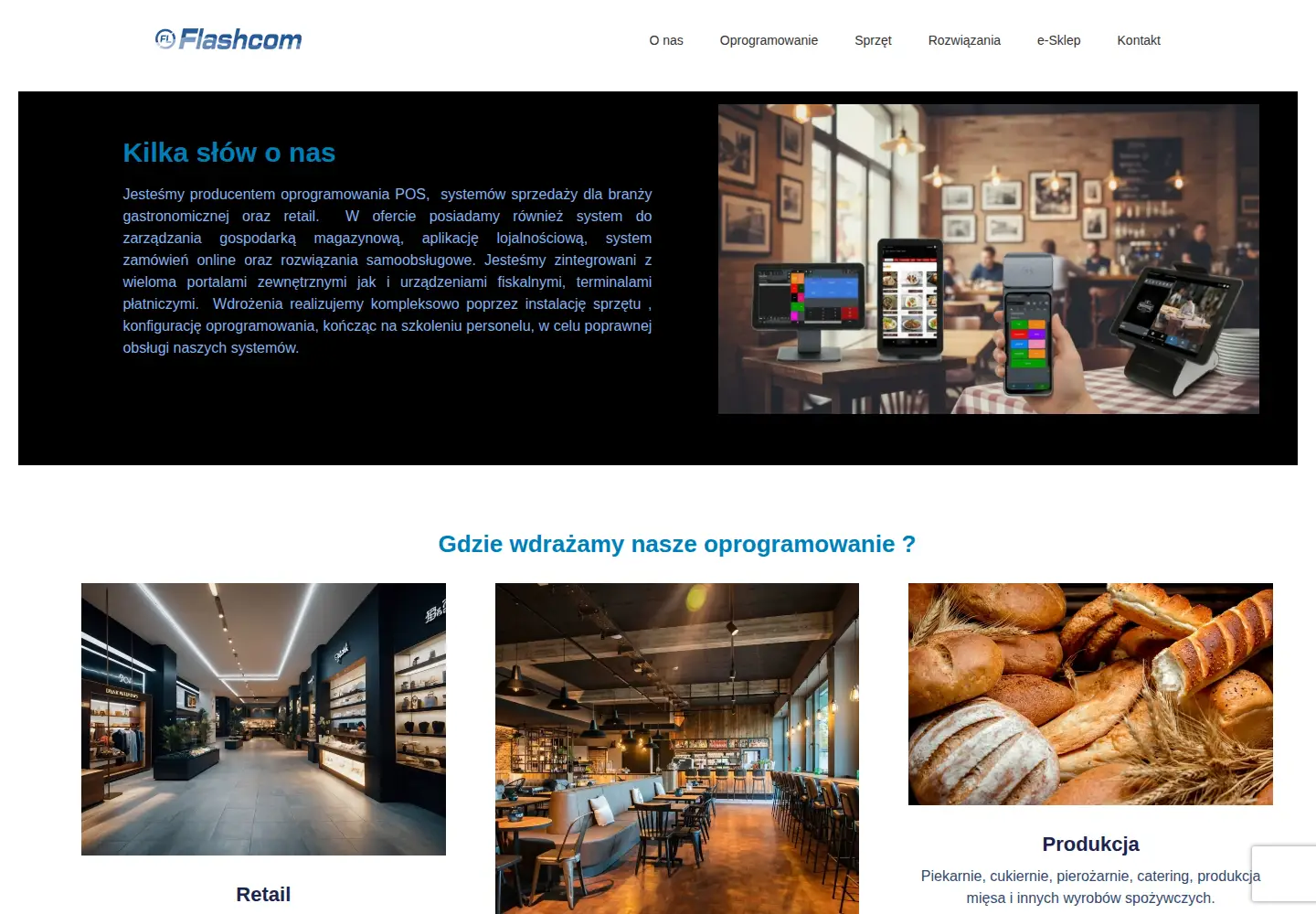 Screenshot of flashcom.pl