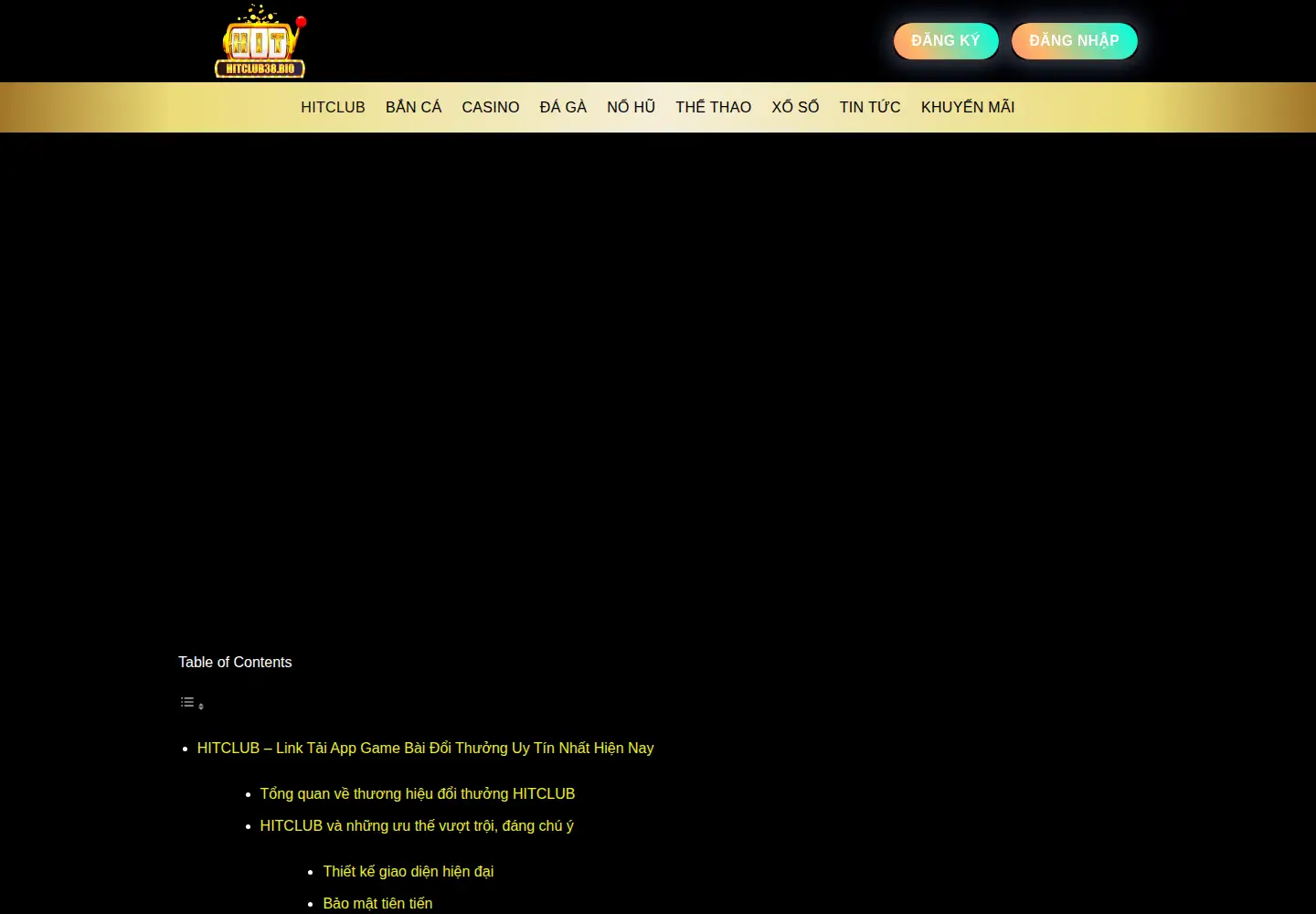 Screenshot of hitclub38.bio