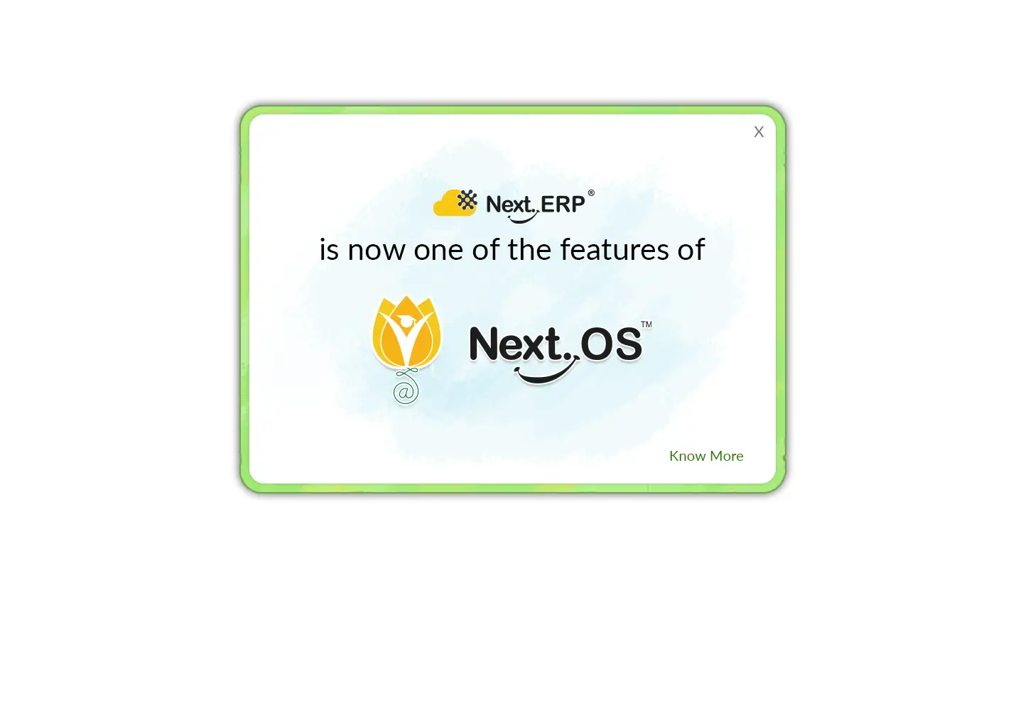Screenshot of nexterp.in