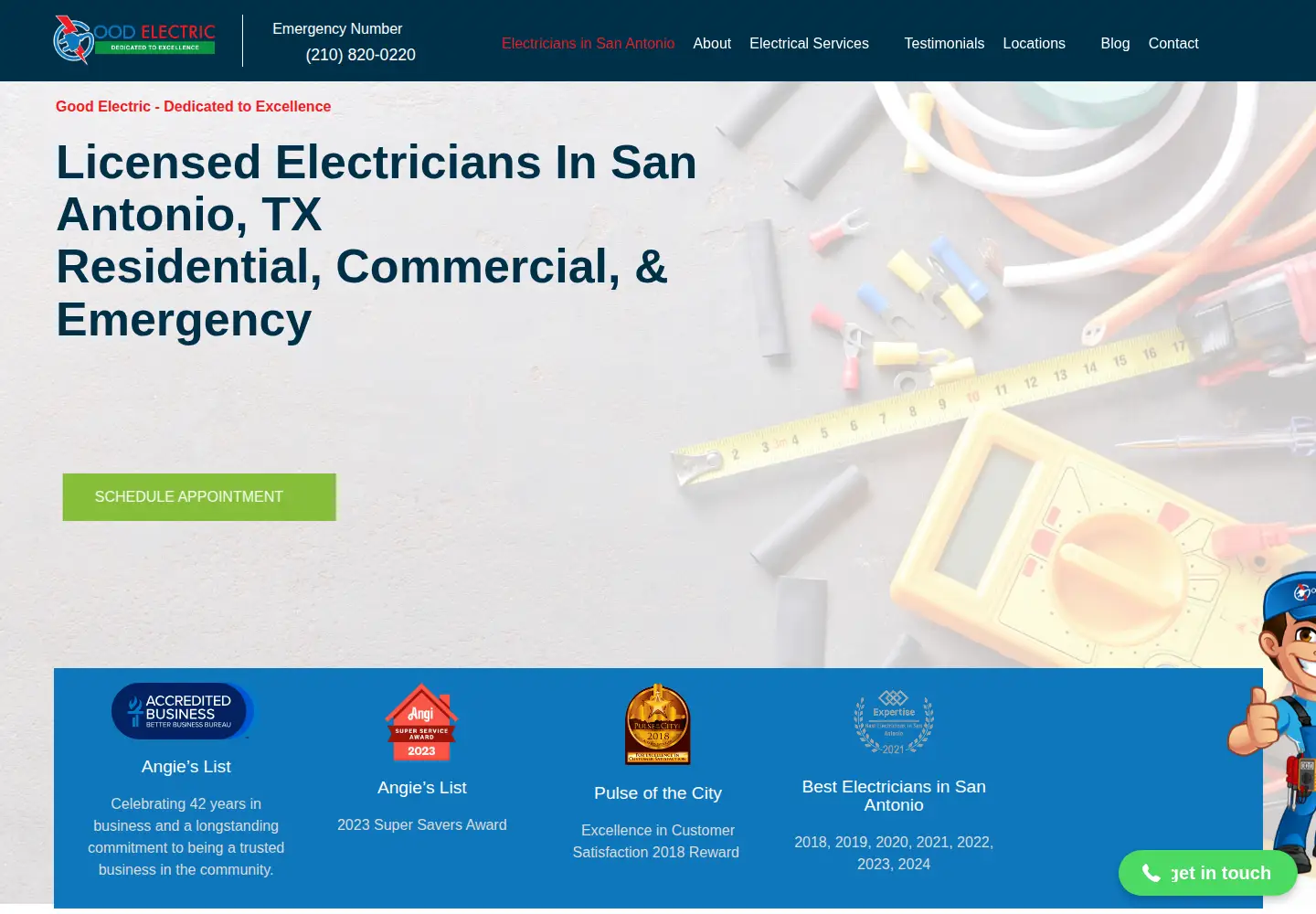 Screenshot of goodelectricsa.com