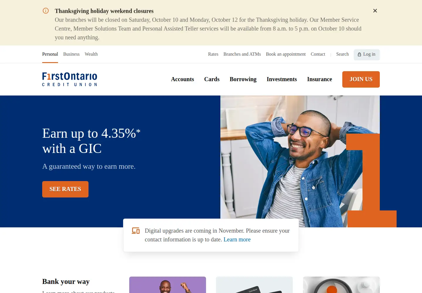 Screenshot of firstontario.com