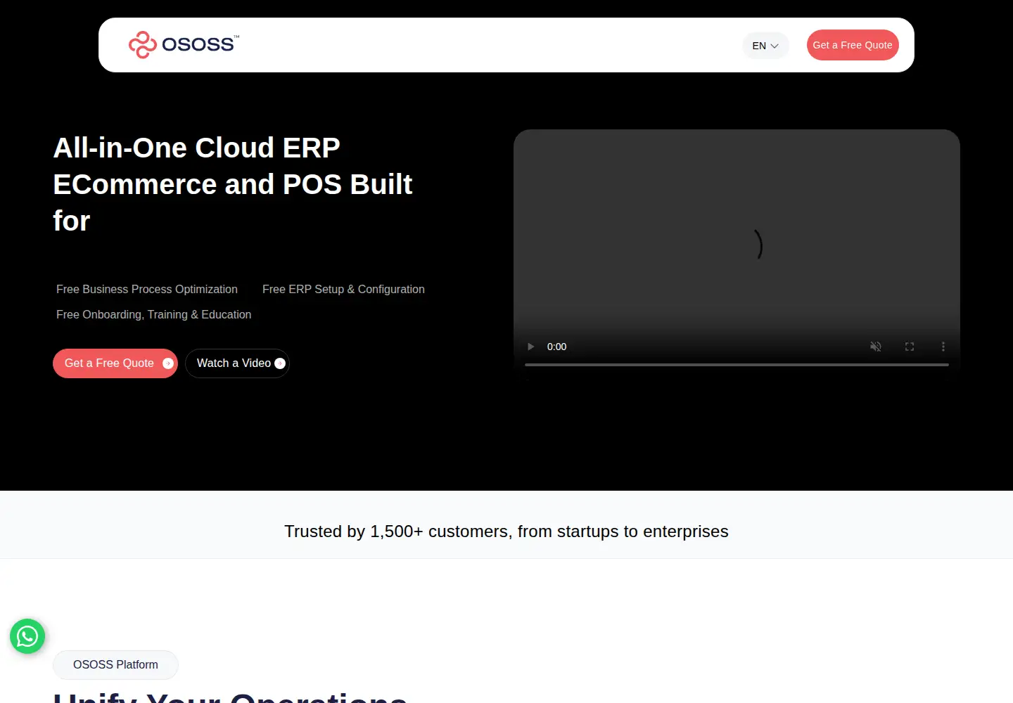 Screenshot of ososs.com