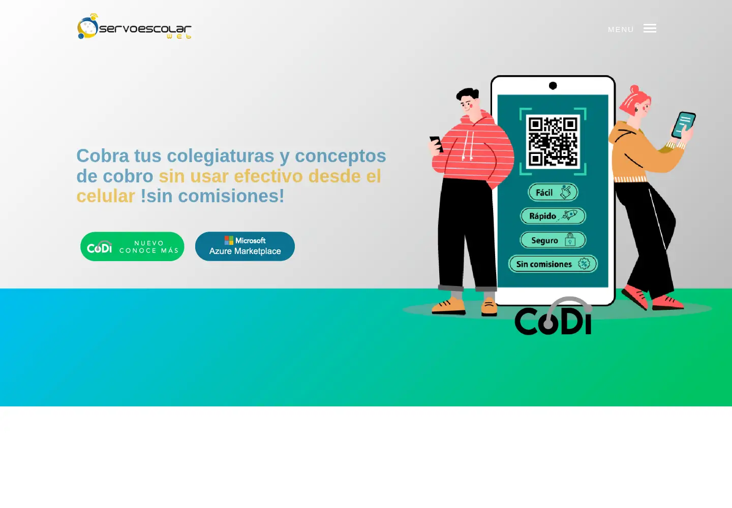 Screenshot of servoescolar.mx