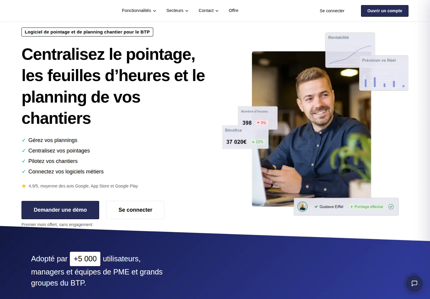 Screenshot of tim-management.co