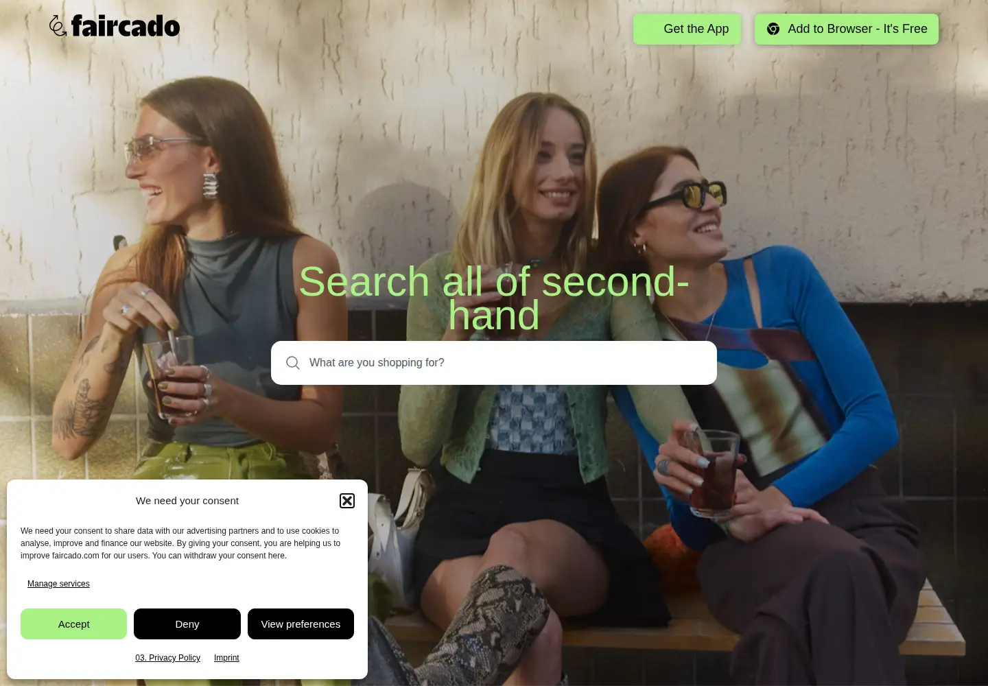 Screenshot of faircado.com