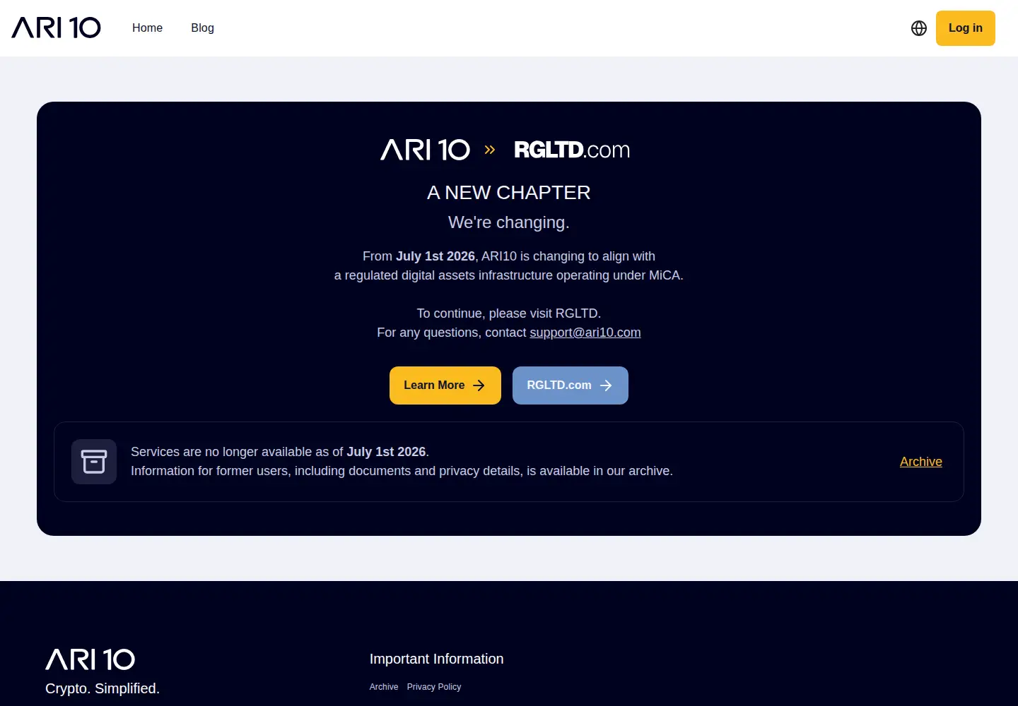 Screenshot of ari10.com