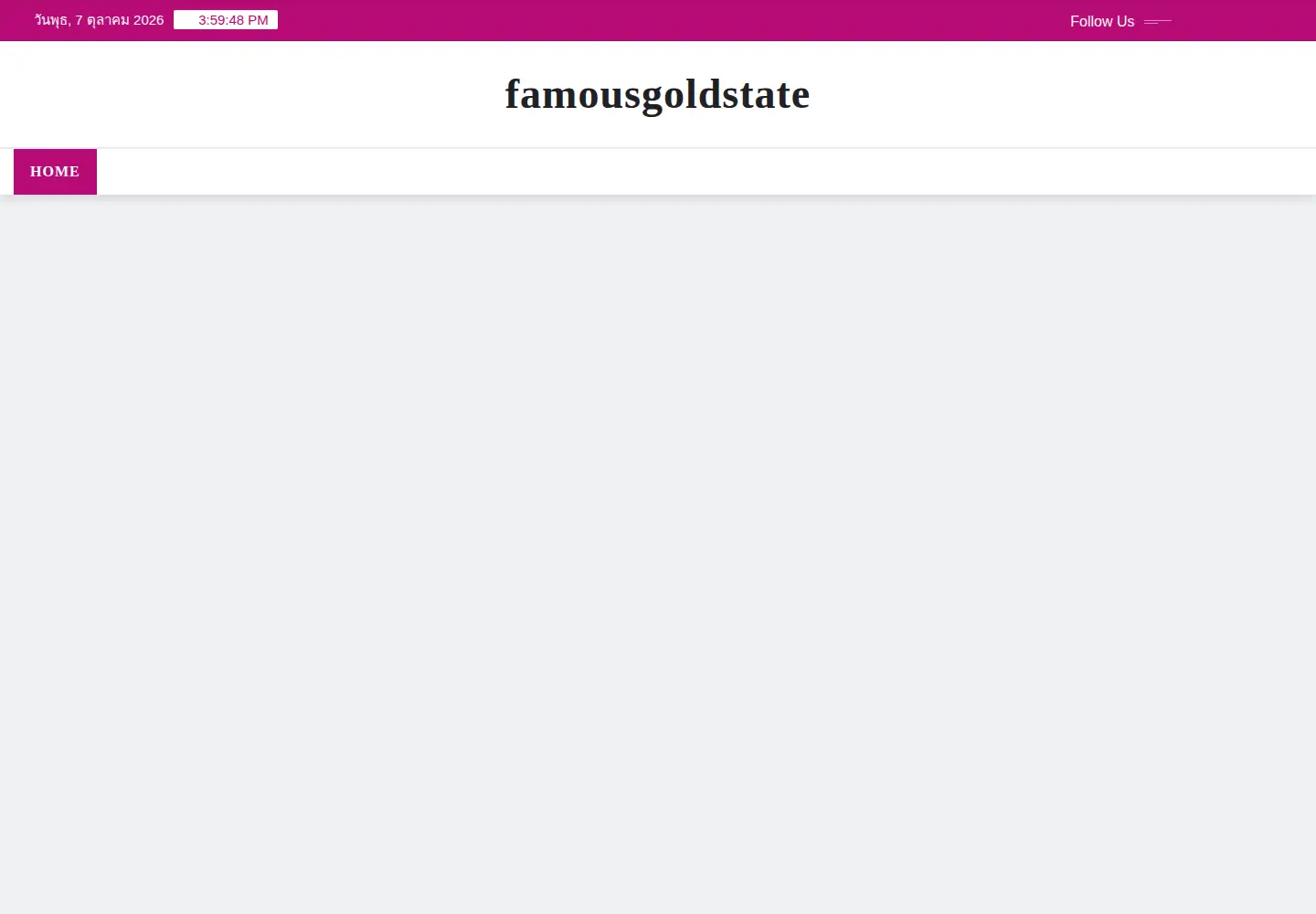 Screenshot of famousgoldstate.com