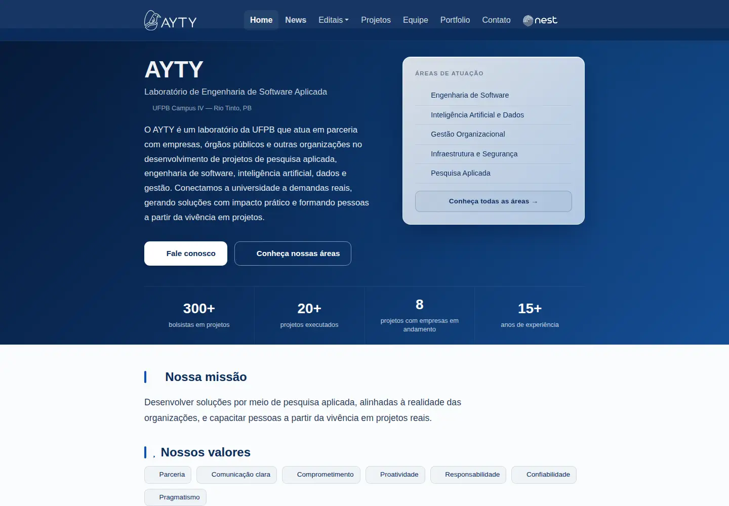 Screenshot of ayty.org