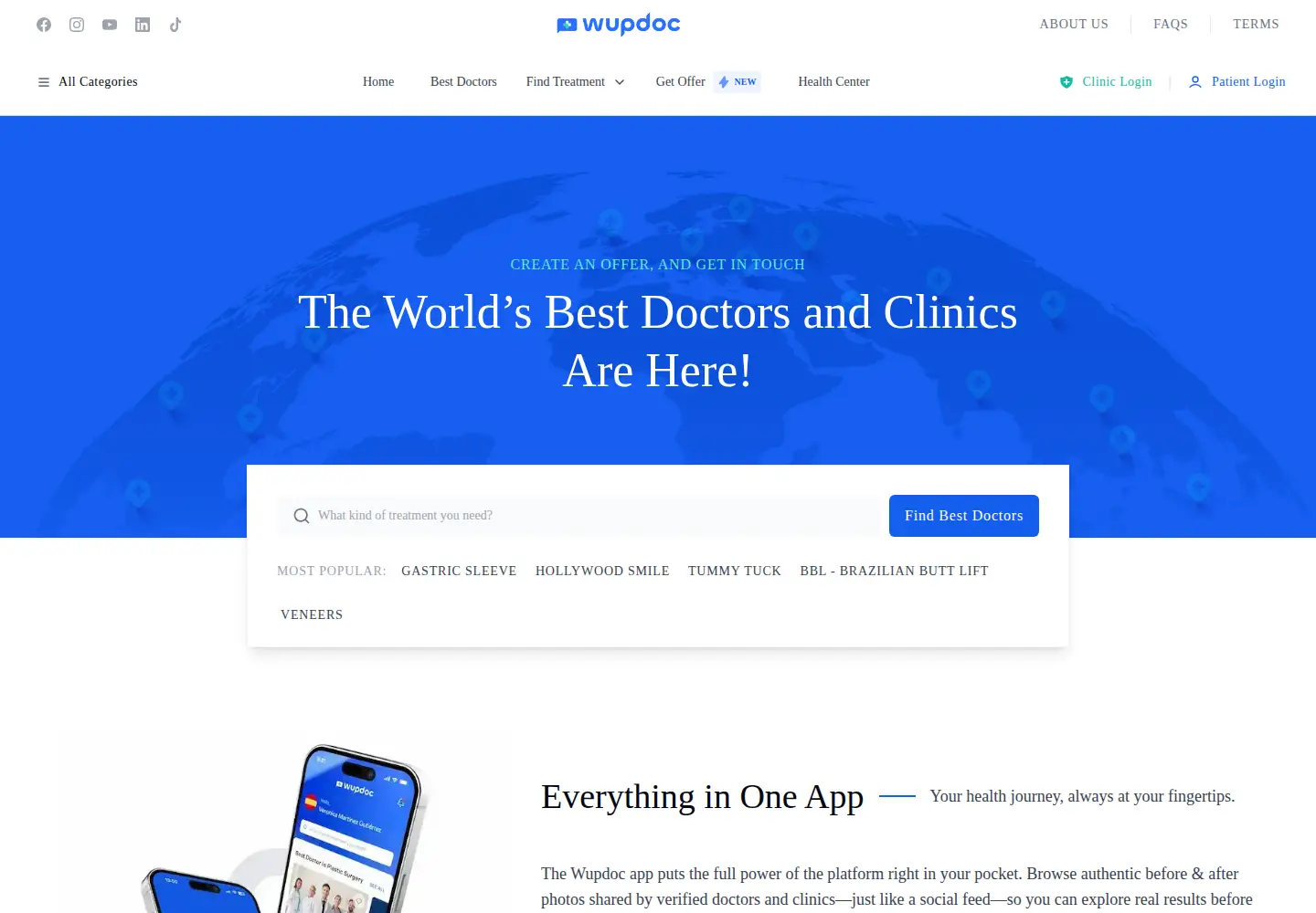 Screenshot of wupdoc.com