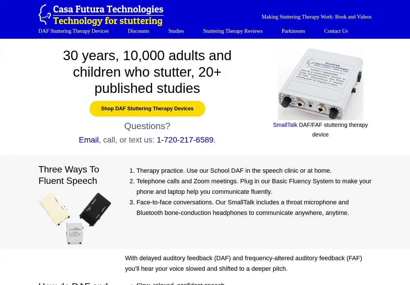 Captured homepage of casafuturatech.com in the current scan
