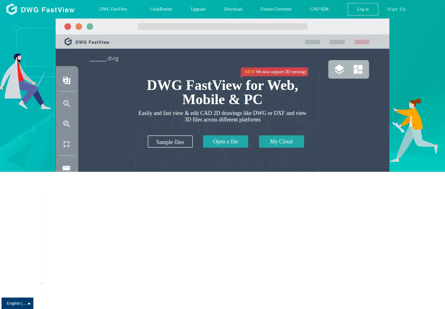 Screenshot of dwgfastview.com