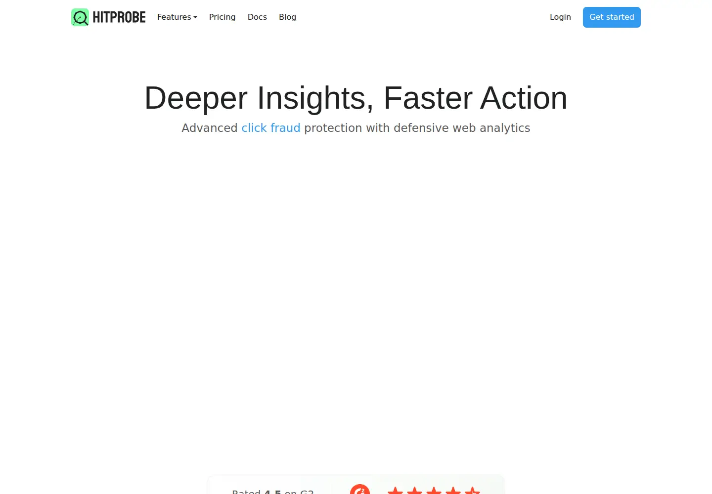Screenshot of hitprobe.com