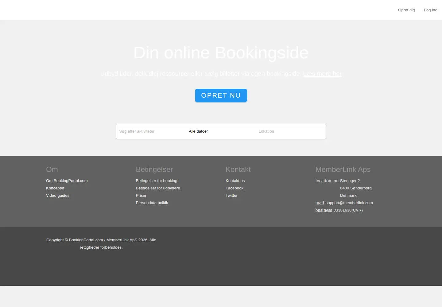 Screenshot of bookingportal.com