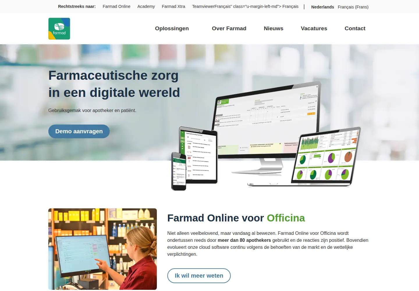 Screenshot of farmad.be