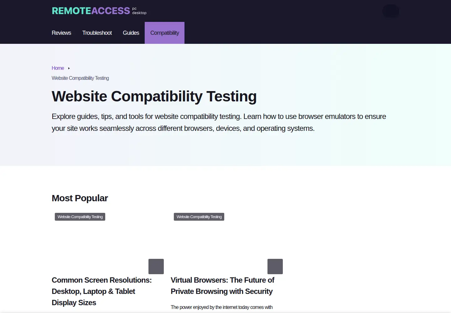 Captured homepage of comparium.app in the current scan