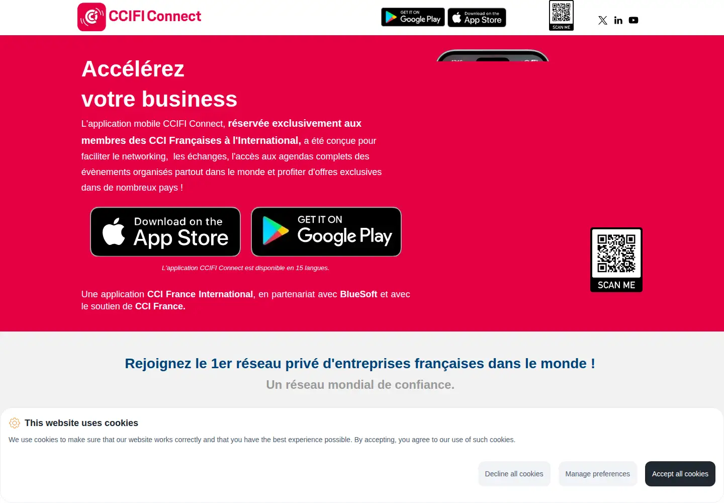 Screenshot of ccifi-connect.com