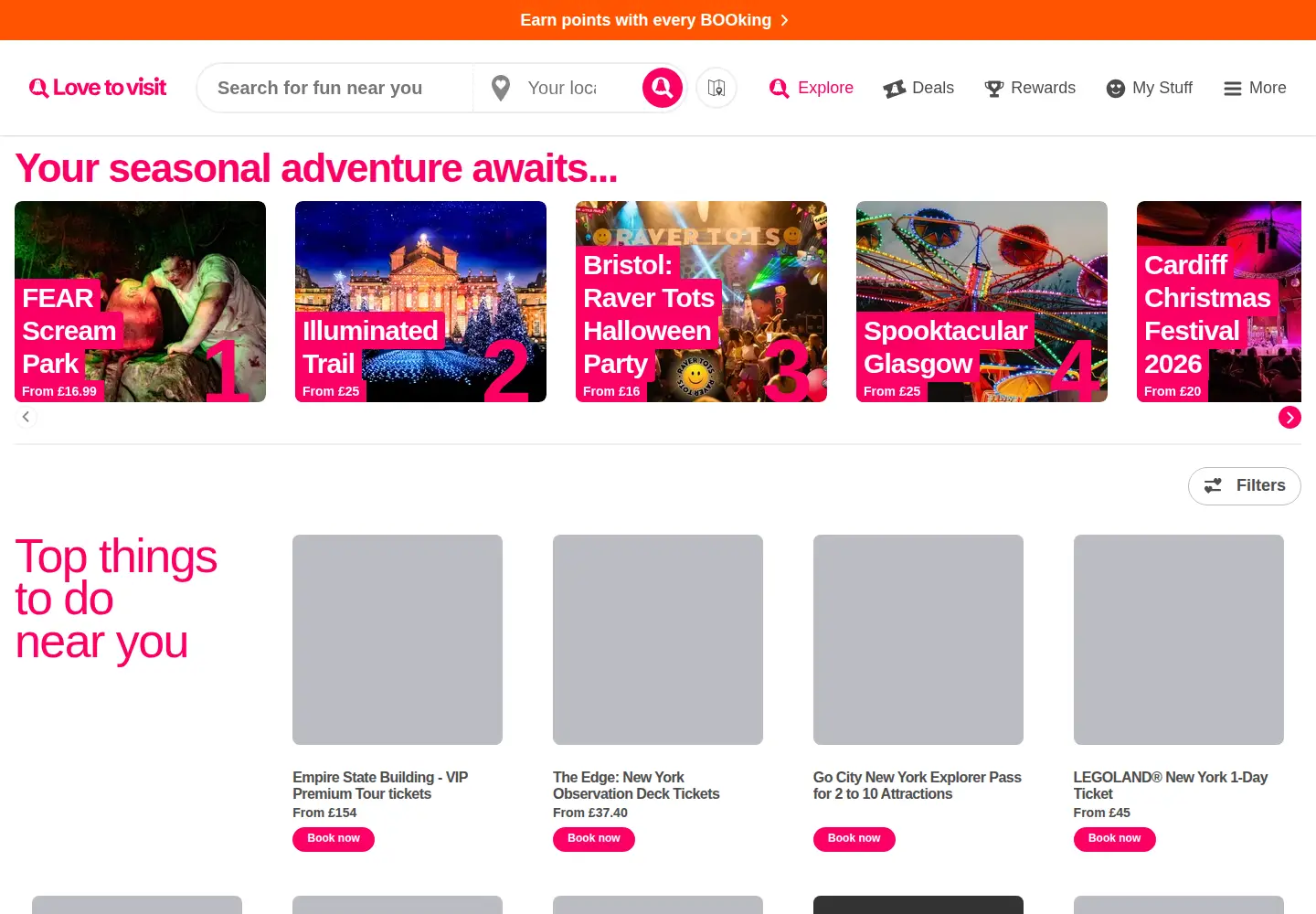 Screenshot of lovetovisit.com