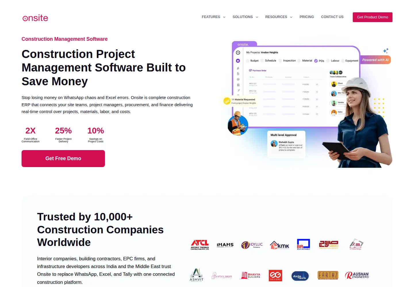 Screenshot of onsiteteams.com