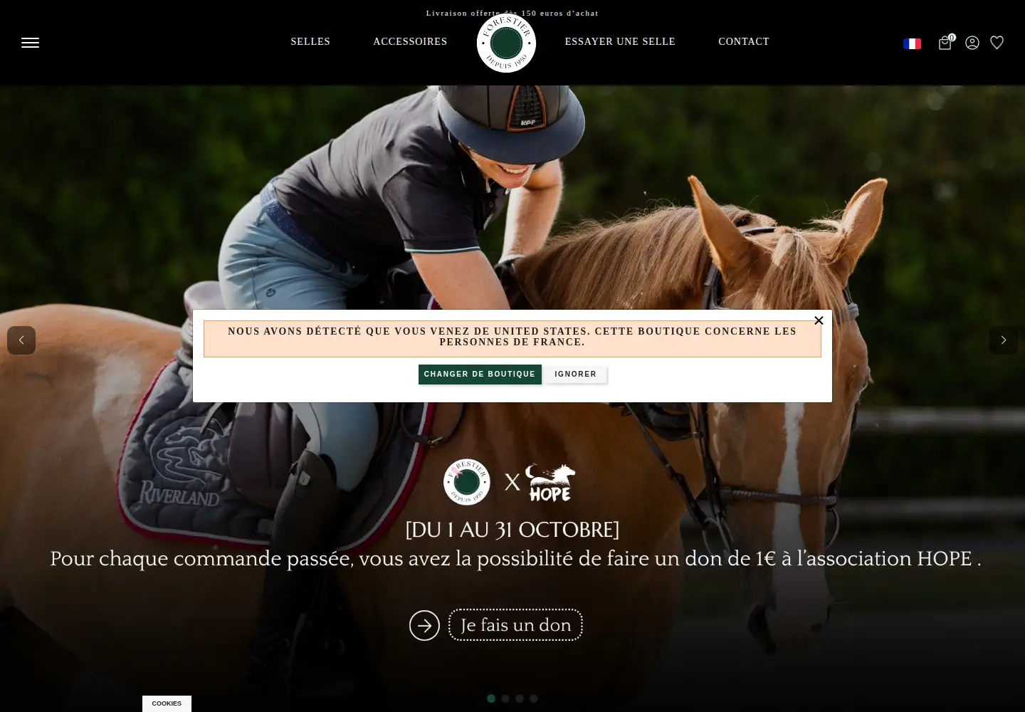 Screenshot of forestier.com