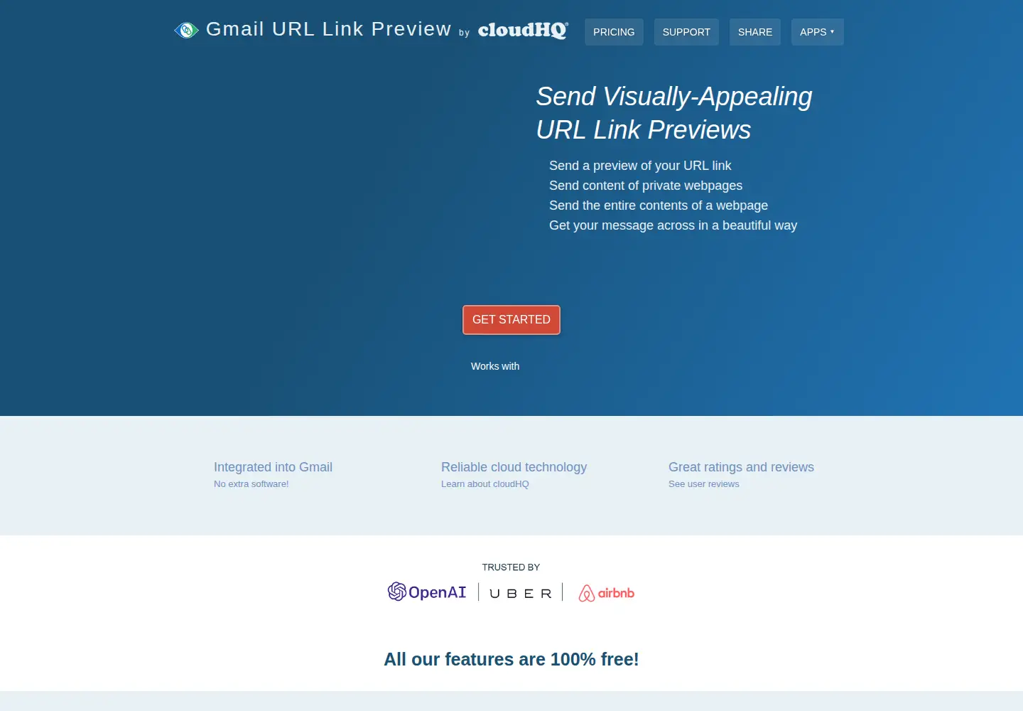 Screenshot of gmail-url-link-preview.com