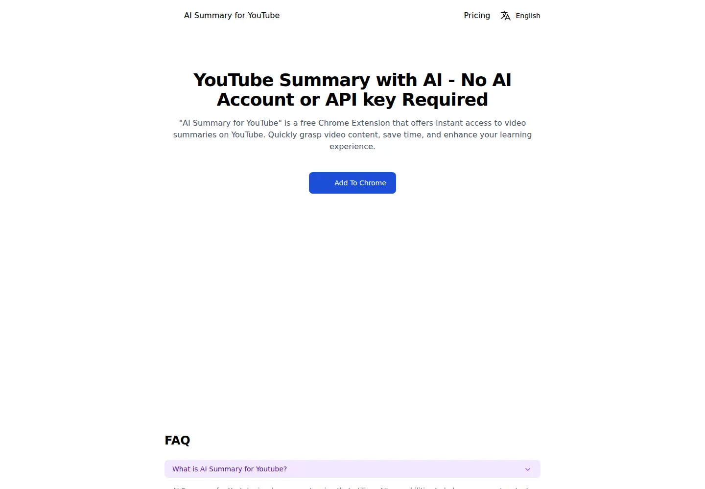 Captured homepage of chatgpt4youtube.com in the current scan