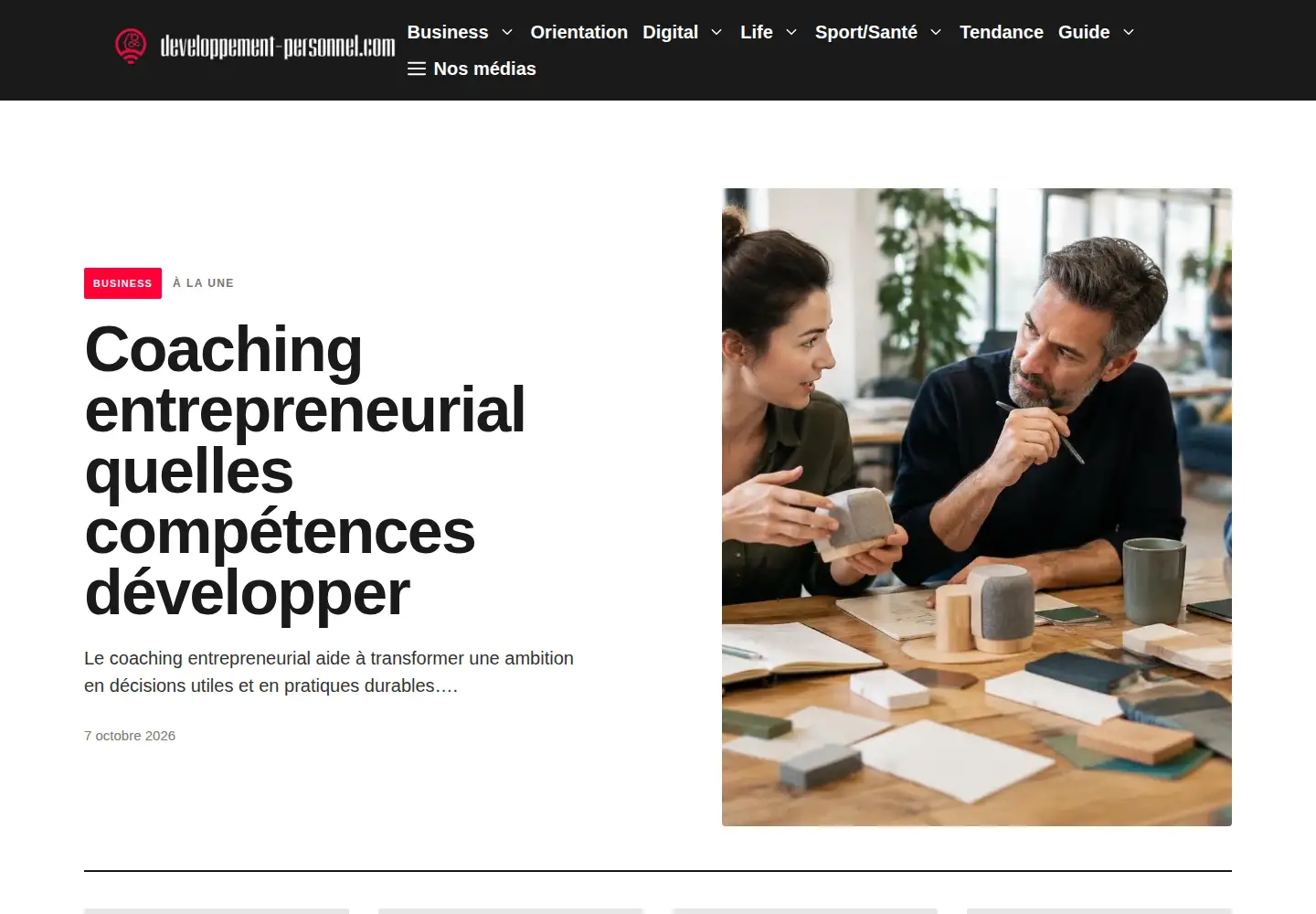 Screenshot of developpement-personnel.com