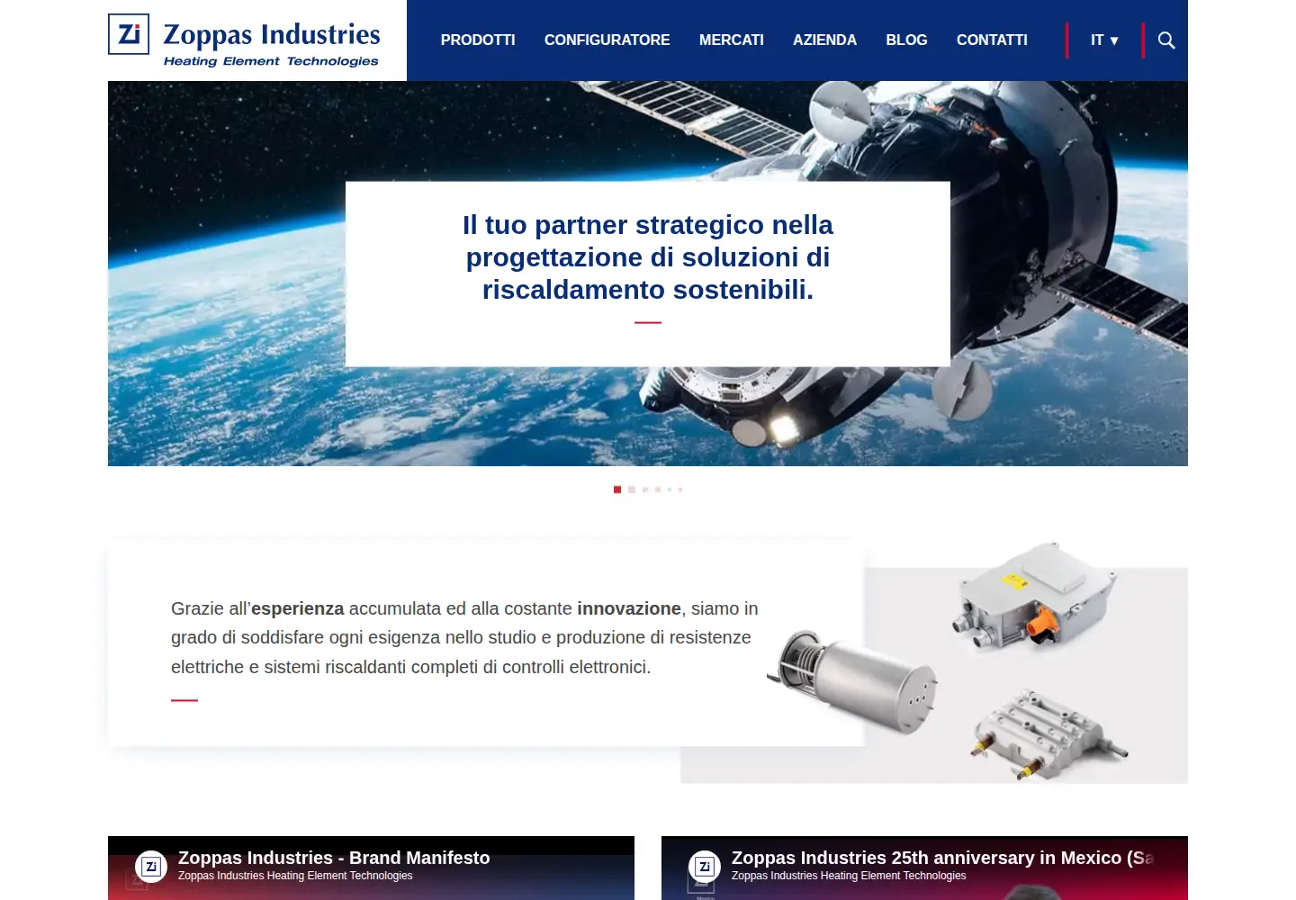 Screenshot of zoppasindustries.com