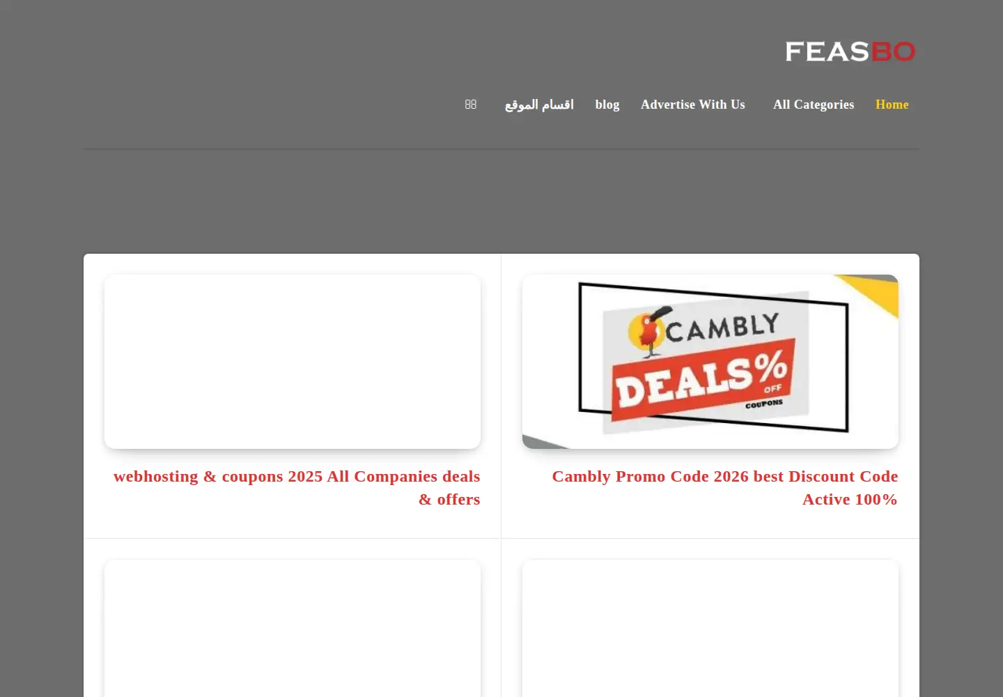 Screenshot of feasbo.com