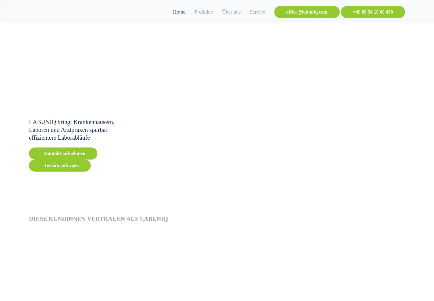Screenshot of labuniq.com