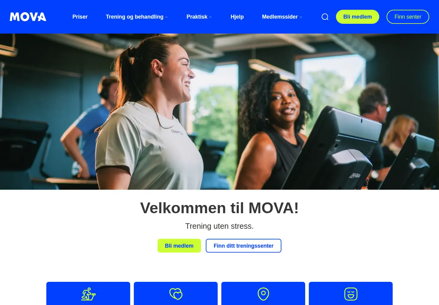 Captured homepage of mova.no in the current scan