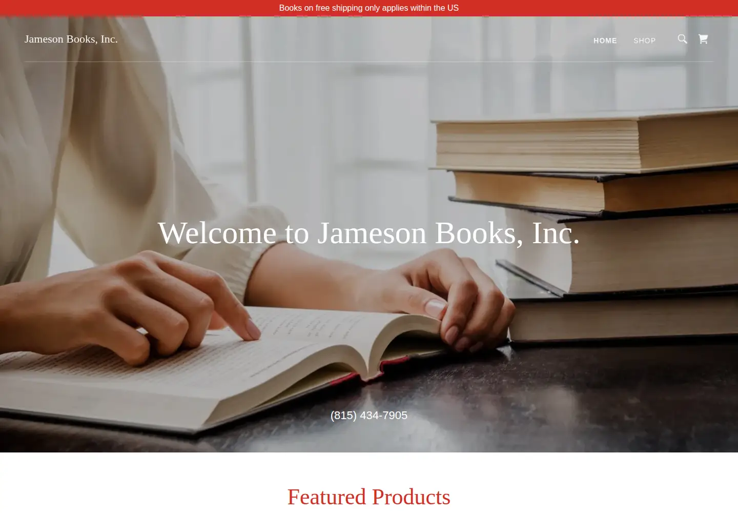 Screenshot of jbooksinc.com