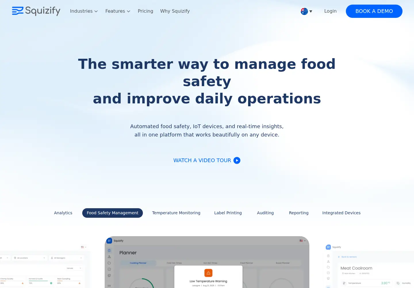 Screenshot of squizify.com