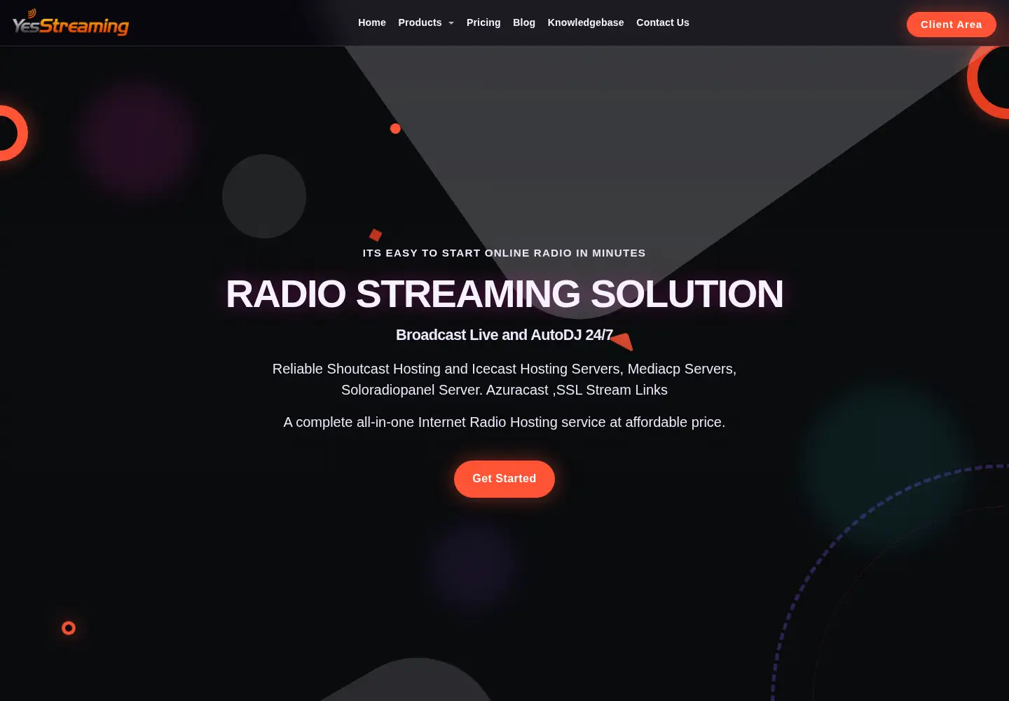 Screenshot of yesstreaming.com