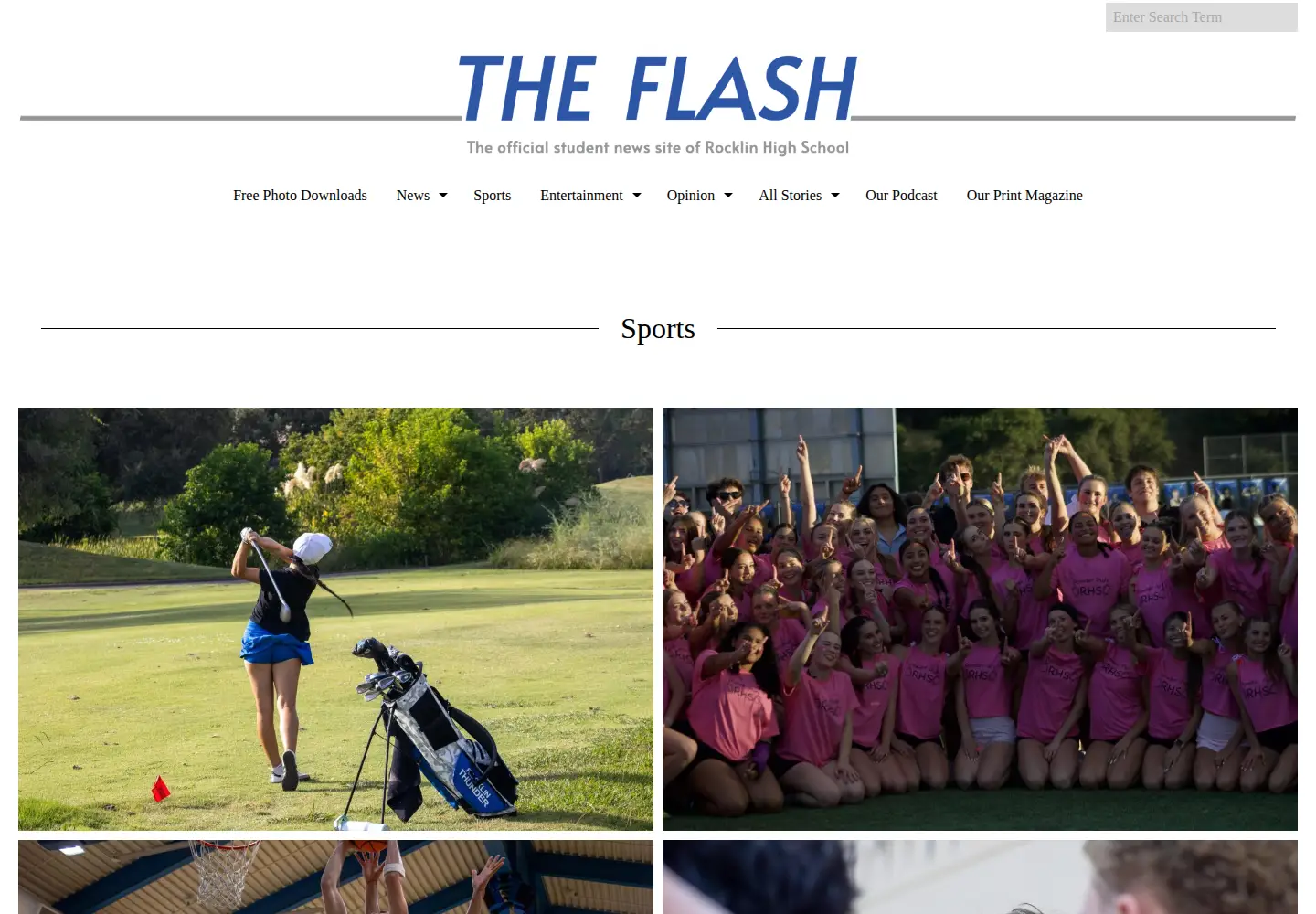 Screenshot of rocklinhsflash.net