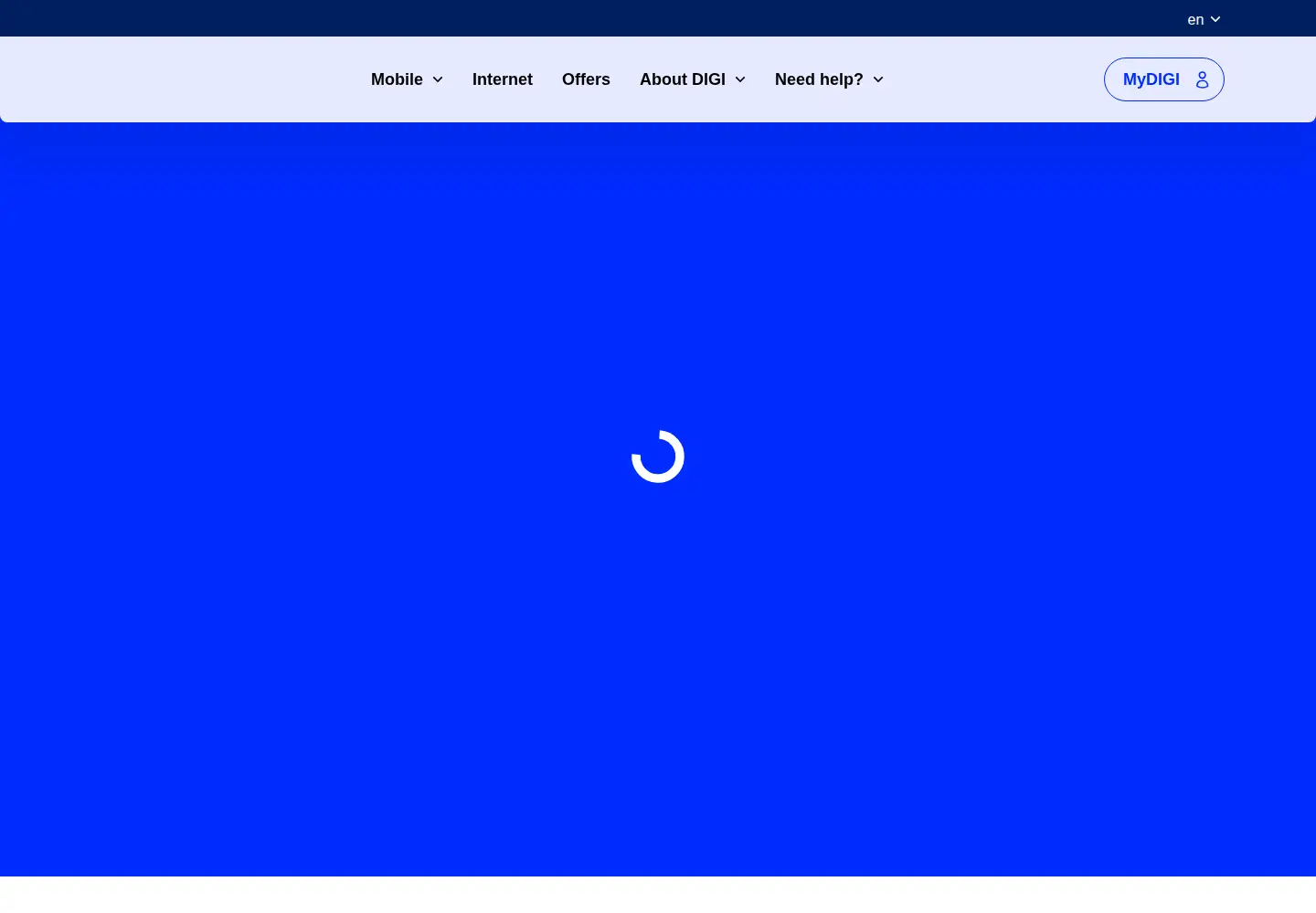 Screenshot of digi-belgium.be