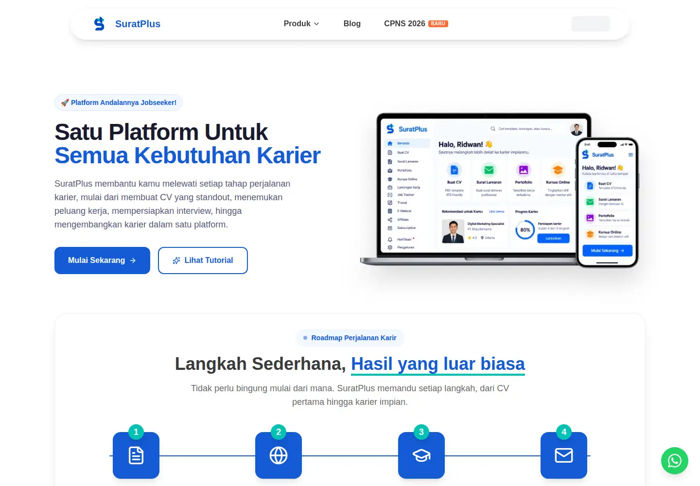Captured homepage of suratplus.com in the current scan