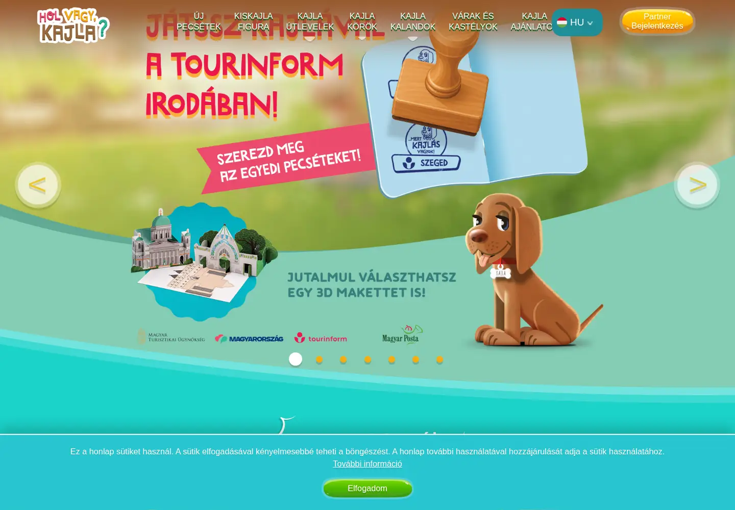 Screenshot of kajla.hu