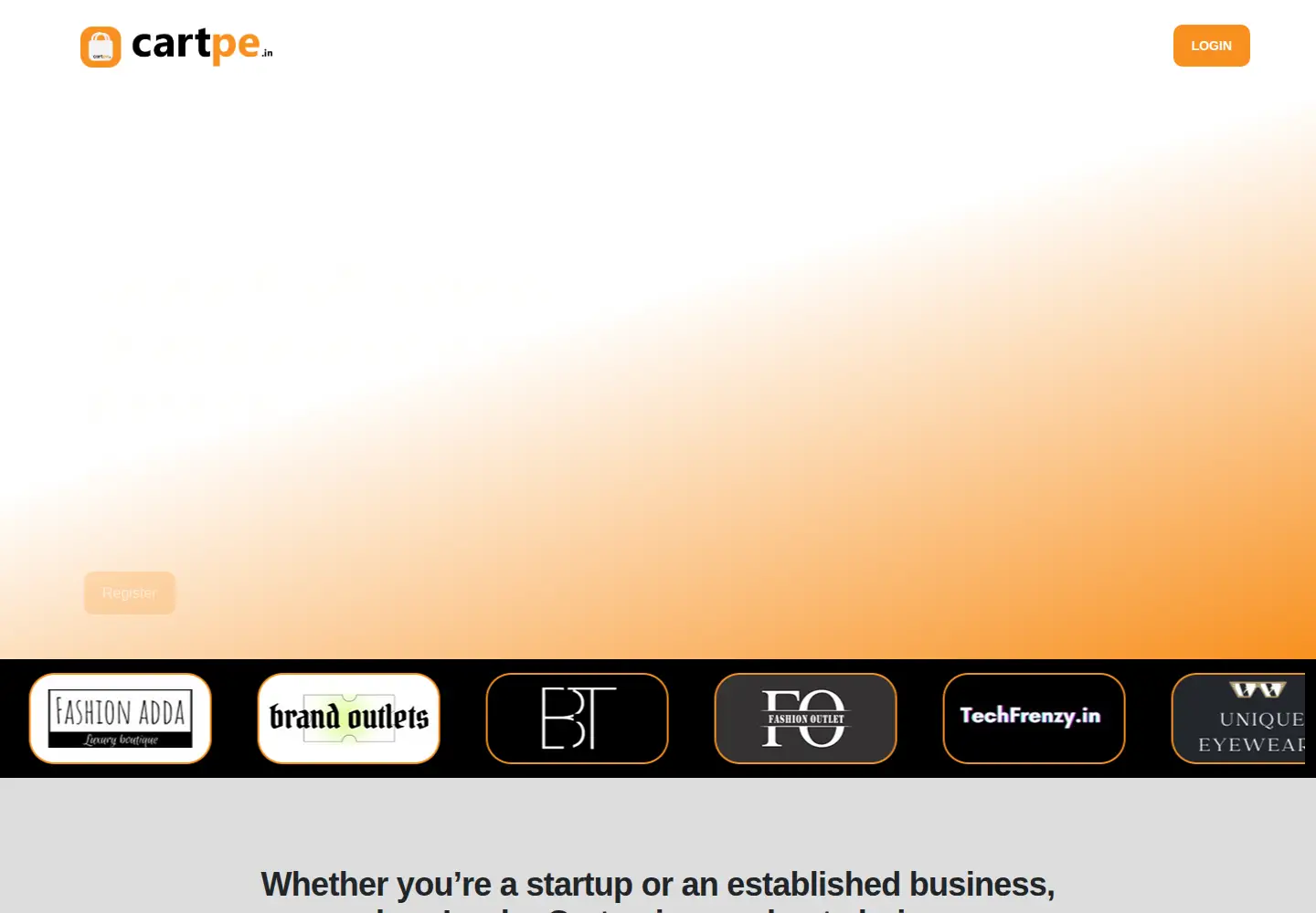 Screenshot of cartpe.in